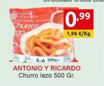 Supermercados Extremadura ANTONIO Y RICARDO Churro lazo oferta