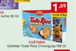 Supermercados Extremadura CUÉTARA Galletas Tosta Rica Chocoguay oferta