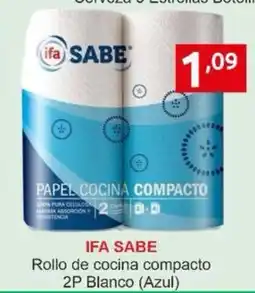 Supermercados Extremadura IFA SABE Rollo de cocina compacto 2P Blanco (Azul) oferta