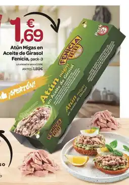 Supermercados El Jamón FENICIA Atún Migas en Aceite de Girasol oferta