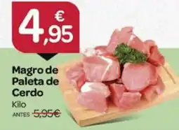 Supermercados El Jamón Magro de Paleta de Cerdo oferta