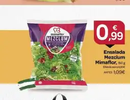 Supermercados El Jamón MIMAFLOR Ensalada Mezclum oferta