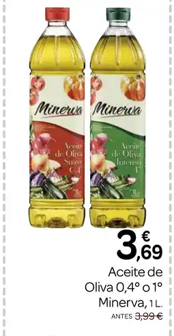 Supermercados El Jamón MINERVA Aceite de Oliva 0,4° 01° oferta