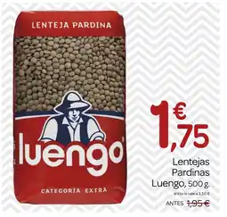 Supermercados El Jamón LUENGO Lentejas Pardinas oferta