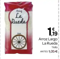 Supermercados El Jamón LA RUEDA Arroz Largo oferta