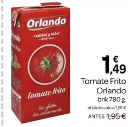 Supermercados El Jamón ORLANDO Tomate frito oferta