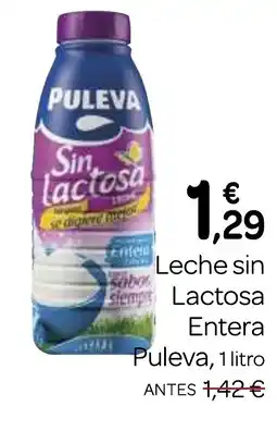 Supermercados El Jamón PULEVA Leche sin Lactosa Entera oferta