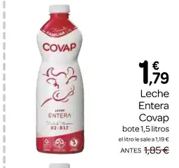 Supermercados El Jamón COVAP Leche Entera oferta
