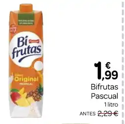 Supermercados El Jamón PASCUAL Bifrutas oferta