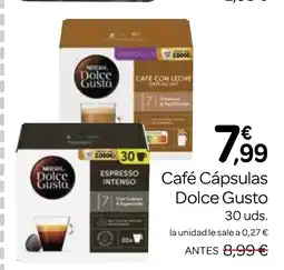 Supermercados El Jamón DOLCE GUSTO Café Cápsulas oferta