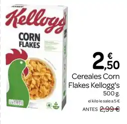 Supermercados El Jamón KELLOGG'S Cereales Corn Flakes oferta