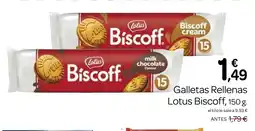 Supermercados El Jamón LOTUS BISCOFF Galletas Rellenas oferta