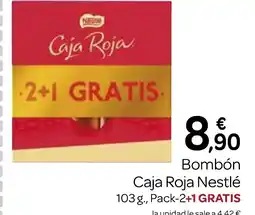 Supermercados El Jamón NESTLÉ Bombón Caja Roja oferta