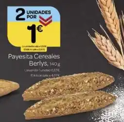 Supermercados El Jamón Payesita Cereales Berlys oferta