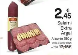 Supermercados El Jamón ARGAL Salami Extra oferta