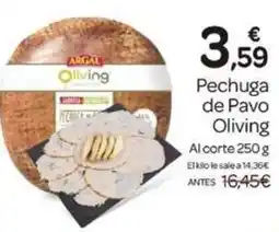 Supermercados El Jamón Pechuga de Pavo oferta