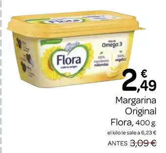 Supermercados El Jamón FLORA Margarina Original oferta