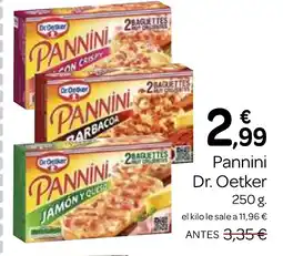 Supermercados El Jamón DR OETKER Pannini oferta