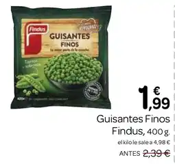 Supermercados El Jamón FINDUS Guisantes Finos oferta