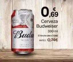 Supermercados El Jamón BUDWEISERC Cerveza oferta