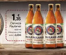 Supermercados El Jamón PAULANER Cerveza oferta