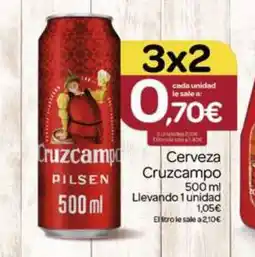 Supermercados El Jamón CRUZCAMPO Cerveza oferta