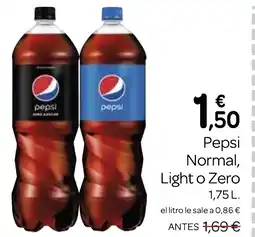 Supermercados El Jamón PEPSI Normal Light o Zero oferta