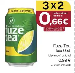 Supermercados El Jamón FUZE TEA oferta