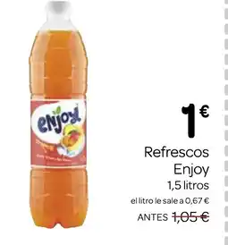 Supermercados El Jamón ENJOY Refrescos oferta
