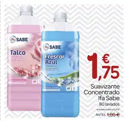 Supermercados El Jamón IFA SABE Suavizante Concentrado oferta