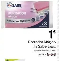 Supermercados El Jamón IFA SABE Borrador Mágico oferta