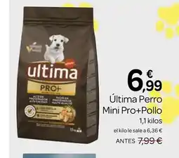Supermercados El Jamón ÚLTIMA Perro Mini Pro+Pollo oferta