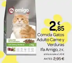 Supermercados El Jamón IFA AMIGO Comida Gatos Adulto Carney Verduras oferta