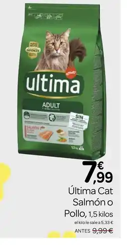 Supermercados El Jamón ÚLTIMA Cat Salmón o Pollo oferta