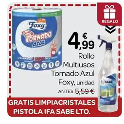 Supermercados El Jamón FOXY Rollo Multiusos Tornado Azul oferta