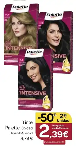 Supermercados El Jamón PALETTE Tinte oferta