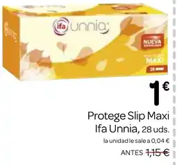 Supermercados El Jamón IFA UNNIA Protege Slip Maxi oferta