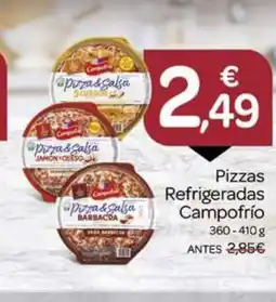 Supermercados El Jamón CAMPOFRIO Pizzas Refrigeradas oferta