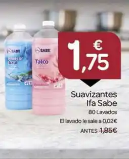 Supermercados El Jamón IFA SABE Suavizantes oferta