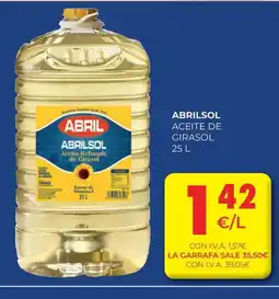 CashDiplo ABRILSOL Aceite de girasol oferta