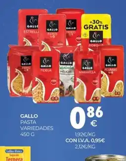 CashDiplo GALLO Pasta variedades oferta