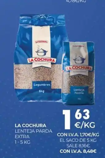 LA COCHURA Lenteja parda extra