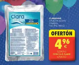 CashDiplo CLARAMAR Atún en aceite girasol oferta