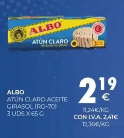 CashDiplo ALBO Atún claro aceite girasol oferta