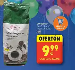 CashDiplo COMERCO Café grano mezcla 80/20 oferta