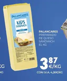 CashDiplo PALANCARES Preparado de queso sandwich oferta