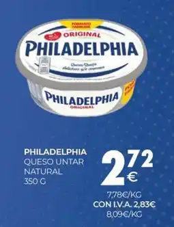 CashDiplo PHILADELPHIA Queso untar natural oferta