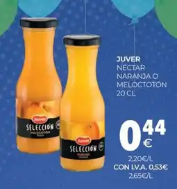 CashDiplo JUVER Nectar naranja o meloctotón oferta