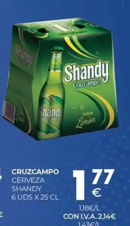 CashDiplo CRUZCAMPO Cerveza shandy oferta