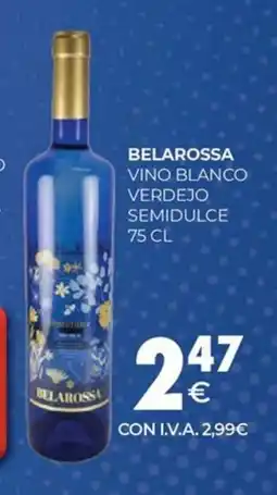 CashDiplo BELAROSSA Vino blanco verdejo o tinto tierra de castilla oferta